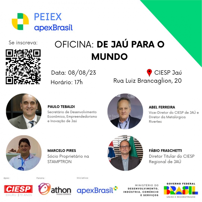 OFICINA: DE JA PARA O MUNDO - Peiex Bauru