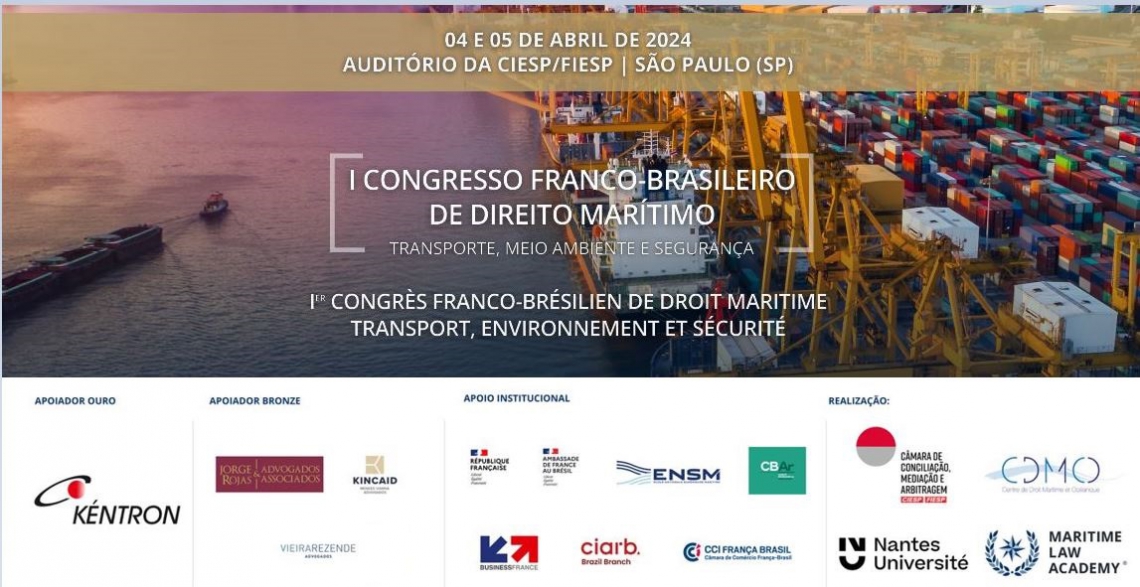 I CONGRESSO FRANCO BRASILEIRO DE DIREITO MARTIMO -  Camara de Conciliacao, Mediacao e Arbitragem Ciesp/fiesp