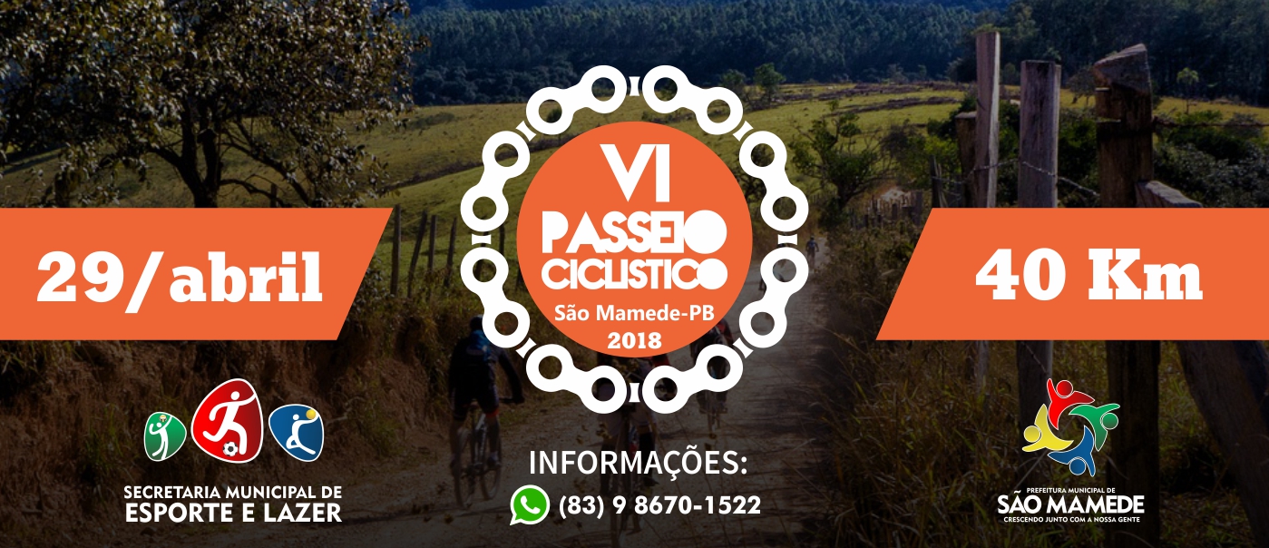 VI Passeio Ciclstico de So Mamede-pb -  Prefeitura Municipal de So Mamede-pb