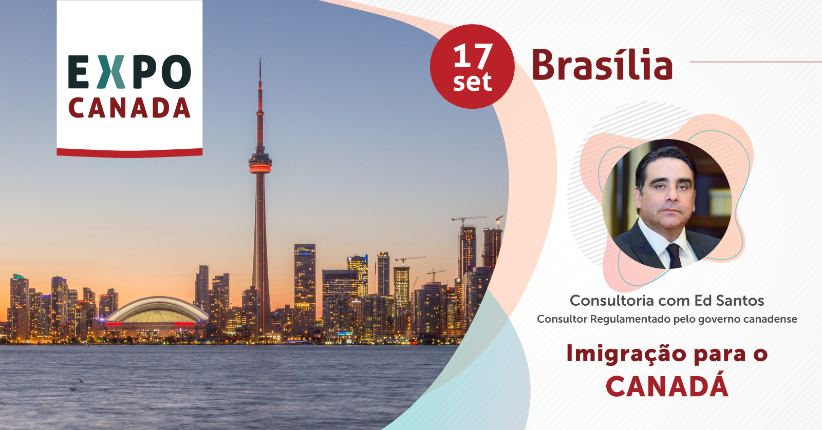 CONSULTORIA DE IMIGRAO PARA O CANAD PRESENCIAL - BRASLIA - 17/SETEMBRO - Ed Santos