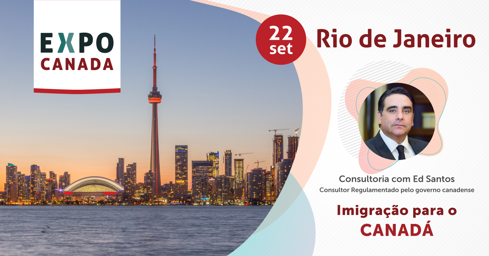 Consultoria de Imigrao para o Canad Presencial - Rio de Janeiro - 22/setembro -  Ed Santos